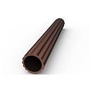 TUBO CORTINA BRONCE 1" X 6 MT