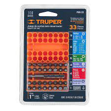 TRUPER JUEGO 33 PUNTAS MIXTAS 17788